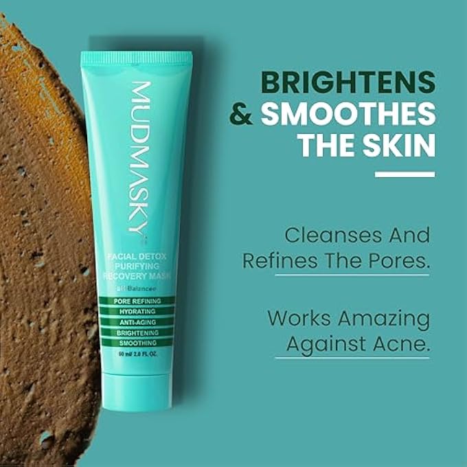MUDMASKY FACIAL DETOX PURIFYING RECOVERY MASK - Image 3